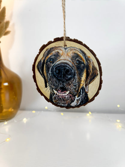 Custom Wood Pet Ornament