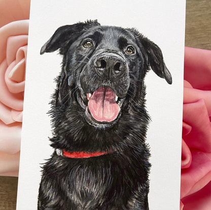 Custom Watercolor Pet Portrait